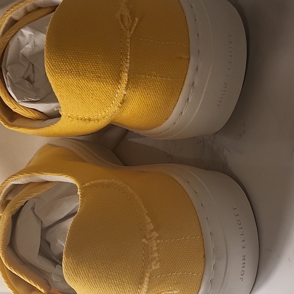 JOHN ELLIOTT HAZE CANVAS LOW TOP SNEAKER CANARY MEN'S SZ 41 - Picture 14 of 17